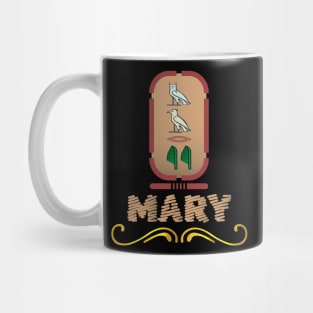 MARY-American names in hieroglyphic letters,  a Khartouch Mug